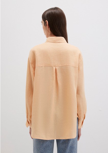 Turuncu Keten Gömlek 1210747-71219