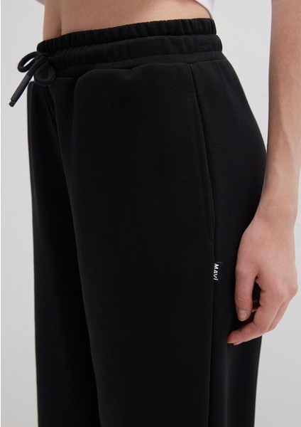 Siyah Basic Eşofman Altı 1600903-900