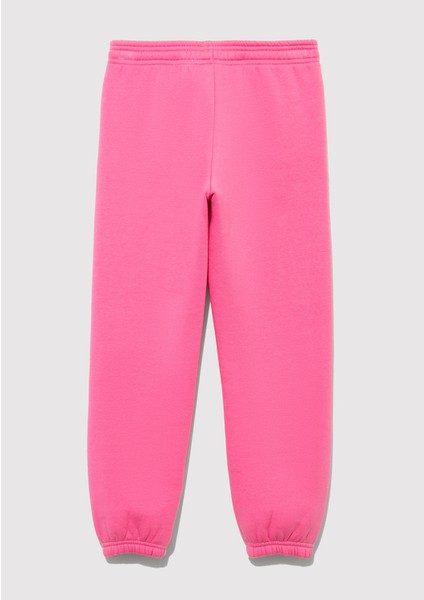 Mavi Logo Baskılı Pembe Eşofman Altı 7010000-70982