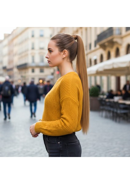 Fiber Sentetik Sihirli At Kuyruğu / Açık Kahverengi