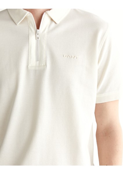 Erkek Krem Regular Fit Logolu Polo 2425120T.113 indirimleri