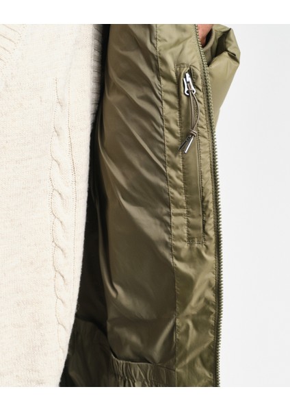 Erkek Yeşil Kapüşonlu Mont 7006453.301