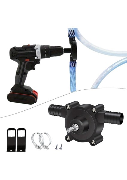 Buffer® Kendiliğinden Emişli Dayanıklı Plastik Yaplı Matkap Su,yağ Sıvı Pompası