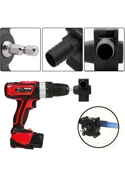 Buffer® Kendiliğinden Emişli Dayanıklı Plastik Yaplı Matkap Su,yağ Sıvı Pompası fırsatları