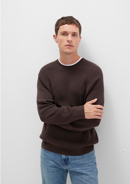 Bisiklet Yaka Kahverengi Kazak 0710307-70219