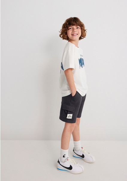 Antrasit Kargo Şort 6410013-70087