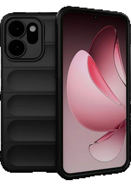 Oppo Reno 14 Optimum Silikon - Siyah