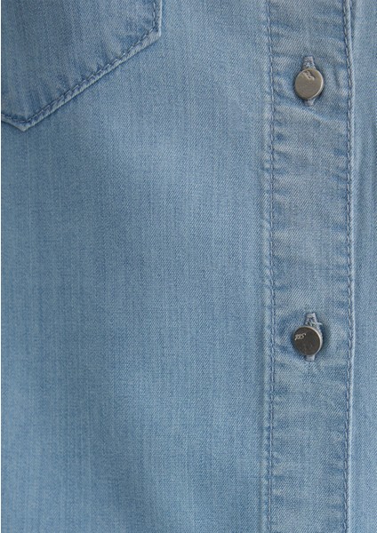 Liz Everyday Açık Mavi Jean Elbise 130656-89576