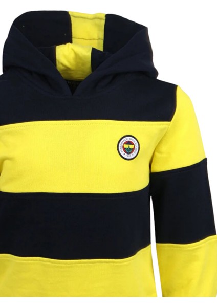 Çocuk Trıbun Sarı Lacivert Şeritli Sweat fırsatları