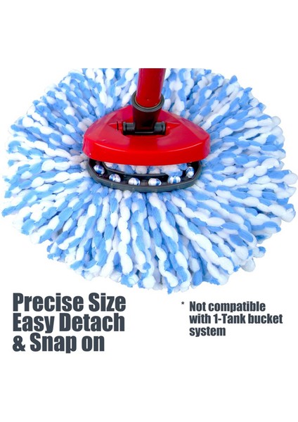 2'li Paket Paspas Değiştirilebilir Başlık, Derinlemesine Temizlik (Yurt Dışından) fırsatları