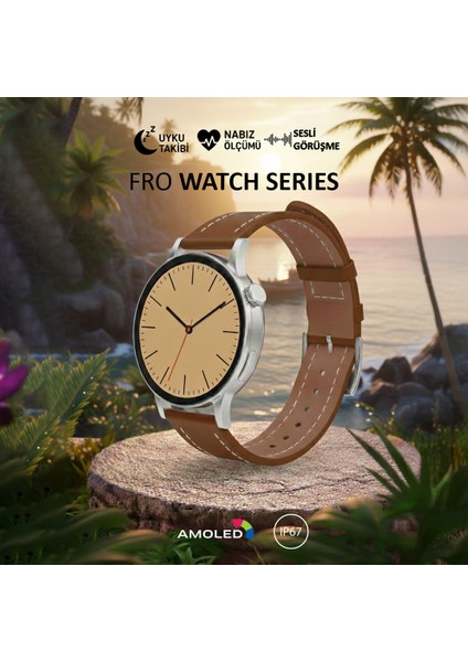 LW38V Silver Kasa Kahverengi Kordon Sesli Görüşme Özellikli