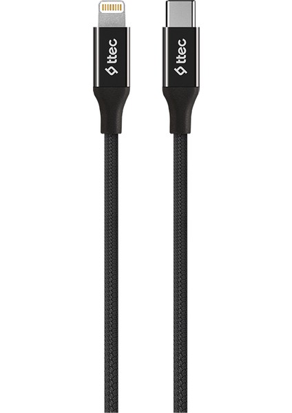 AlumiCable USB-C - Lightning Hızlı Şarj Kablosu 150 cm Siyah 2DK41S modelleri