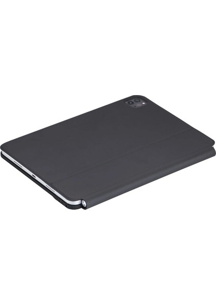 iPad Pro 13 (2024) Kılıf X9P Magic Manyetik Klavyeli Tablet Kılıfı - Siyah indirimleri