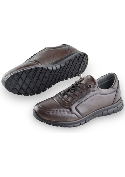 909 Tam Ortopedik Taban Hakiki Deri Erkek Ayakkabı Kadın Ayakkabı Kaymaz Taban Unisex Ayakkabı Lastikli Bağcık