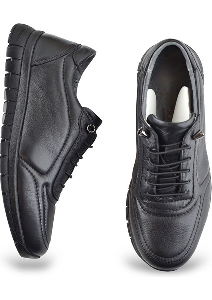 909 Tam Ortopedik Taban Hakiki Deri Erkek Ayakkabı Kadın Ayakkabı Kaymaz Taban Unisex Ayakkabı Lastikli Bağcık