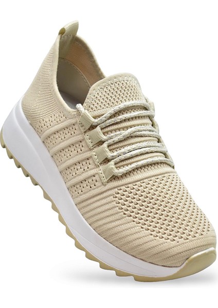 418 TAM Ortopedik Taban Triko Kadın Spor Ayakkabı Bayan Günlük Spor Ayakkabı