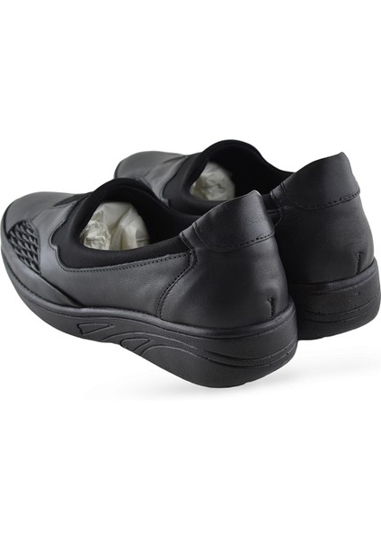 4217 Tam Ortopedik Taban Günlük Hakiki Deri Kadın Ayakkabı Anne Ayakkabısı