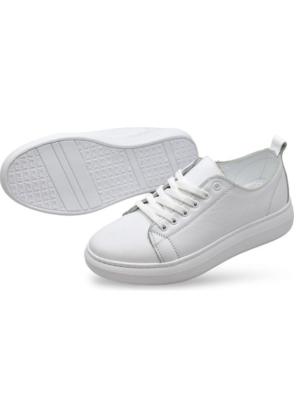 764 Full Ortopedik Taban Hakiki Deri Günlük Kadın Ayakkabı Kadın Sneakers