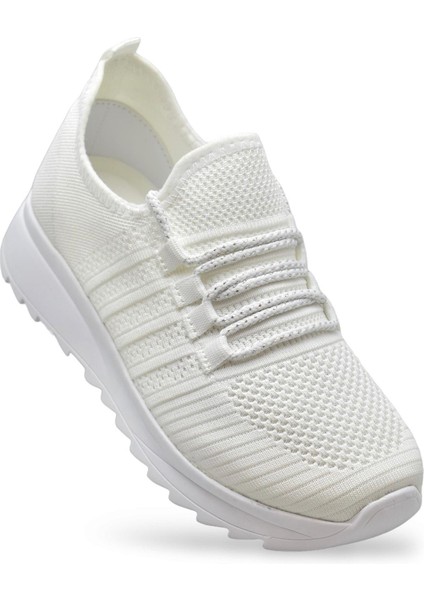 418 TAM Ortopedik Taban Triko Kadın Spor Ayakkabı Bayan Günlük Spor Ayakkabı