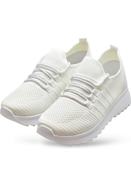 418 TAM Ortopedik Taban Triko Kadın Spor Ayakkabı Bayan Günlük Spor Ayakkabı