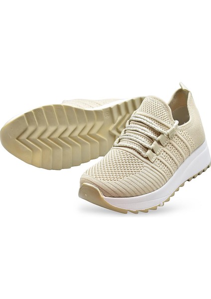 418 TAM Ortopedik Taban Triko Kadın Spor Ayakkabı Bayan Günlük Spor Ayakkabı