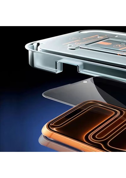 Iphone 17 Pro Max Şeffaf Kendinden Aparatlı Ekran Koruyucu 5d 360 Kaplama Tam Koruma