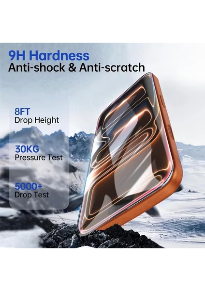 Iphone 17 Pro Max Şeffaf Kendinden Aparatlı Ekran Koruyucu 5d 360 Kaplama Tam Koruma