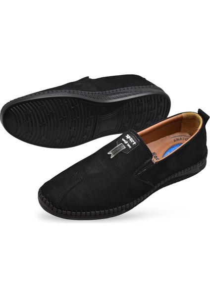 066 Tam Ortopedik Taban Hakiki Deri Nubuk Erkek Ayakkabı Günlük Erkek Ayakkabı Topuk Jelli