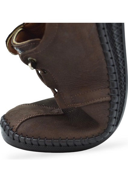 066 Tam Ortopedik Taban Hakiki Deri Nubuk Erkek Ayakkabı Günlük Erkek Ayakkabı Topuk Jelli