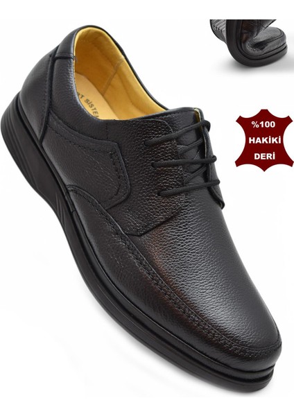TAB8050 Ortopedik Taban Hakiki Deri Erkek Ayakkabı Mevsimlik Baba Ayakkabısı