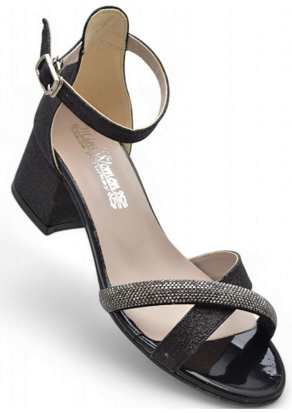 351 Abiye Kız Çocuk Topuklu Ayakkabı Taşlı Açık Kız Çocuk Nişan Abiye Ayakkabısı