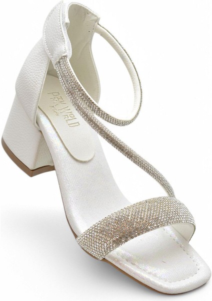 355 Abiye Kız Çocuk Topuklu Ayakkabı Kız Çocuk Nişan Abiye Ayakkabısı