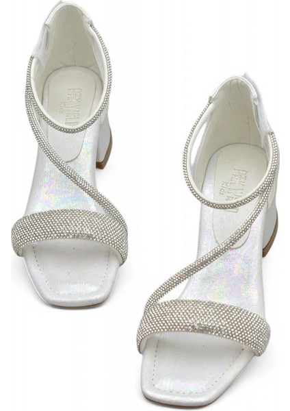 355 Abiye Kız Çocuk Topuklu Ayakkabı Kız Çocuk Nişan Abiye Ayakkabısı