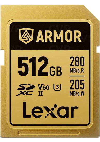 512 GB Armor Gold Uhs-Iı 6k V60 Sdxc Hafıza Kartı