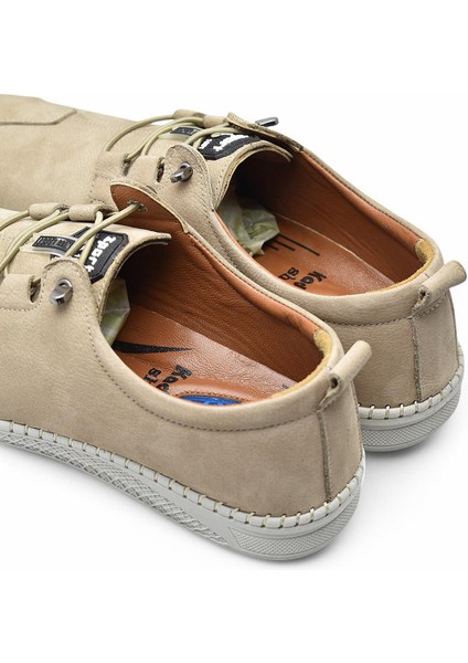 066 Tam Ortopedik Taban Hakiki Deri Nubuk Erkek Ayakkabı Günlük Erkek Ayakkabı Topuk Jelli