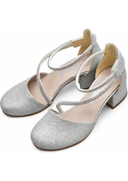 354 Abiye Kız Çocuk Topuklu Ayakkabı Kız Çocuk Nişan Abiye Ayakkabısı