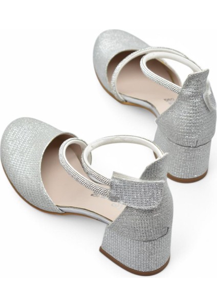 354 Abiye Kız Çocuk Topuklu Ayakkabı Kız Çocuk Nişan Abiye Ayakkabısı