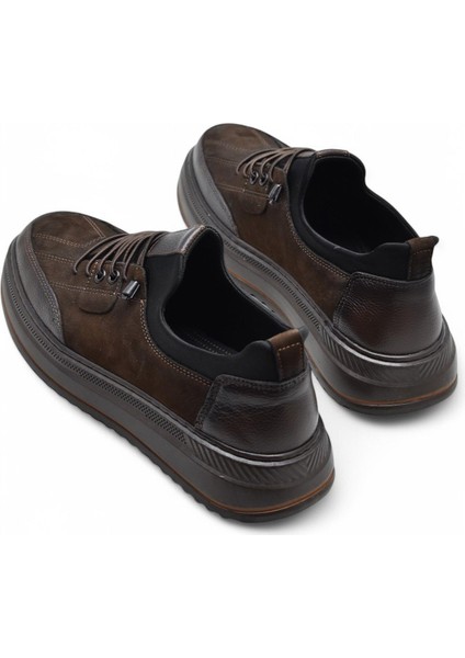 TAB550 Topuk Jelli Ortopedik Taban Hakiki Deri Erkek Ayakkabı Casual Günlük Erkek Ayakkabı POLİ Hafif Taban