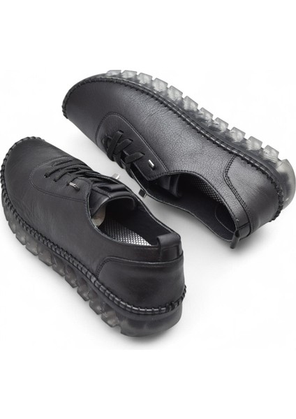 211 Tam Ortopedik Hafif Dolgu Taban Günlük Hakiki Deri Kadın Ayakkabı