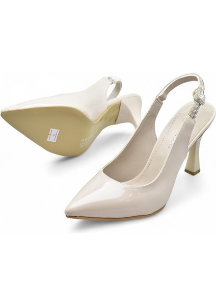 6509 9cm Kadın Topuklu Ayakkabı Stiletto Abiye Düğün Nişan Ayakkabısı