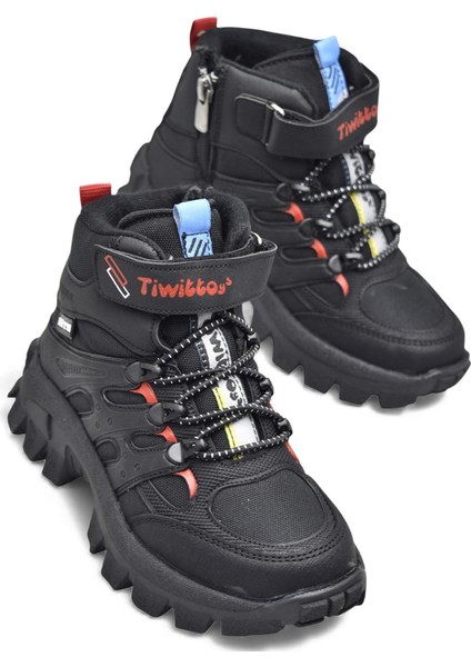 390U Ortopedik Taban Lastikli Cırtlı Kız Çocuk Bot Erkek Çocuk Bot Unisex Çocuk Bot