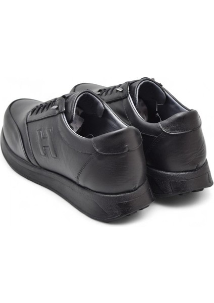 425M Ortopedik Taban Günlük Hakiki Deri Erkek Ayakkabı Casual Ayakkabı Lastik Bağcıklı