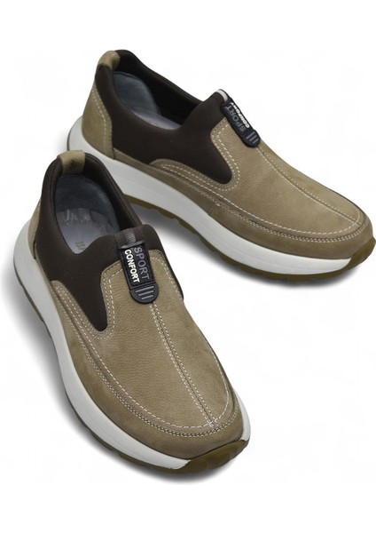 5501 Ortopedik Taban Hakiki Nubuk Deri Erkek Ayakkabı Mevsimlik Kışlık Erkek Ayakkabı