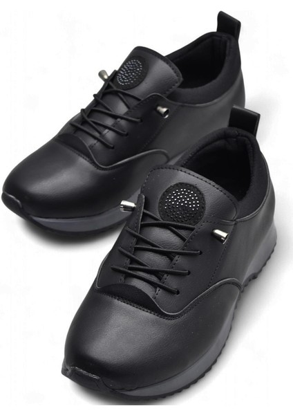 561ZMR Ortopedi Taban Siyah Günlük Kadın Ayakkabı Casual Kadın Ayakkabı