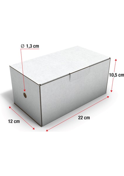 Ondüle 22X12X10,5 cm Testliner E-Ticaret Kargo Gönderi Kutusu modelleri