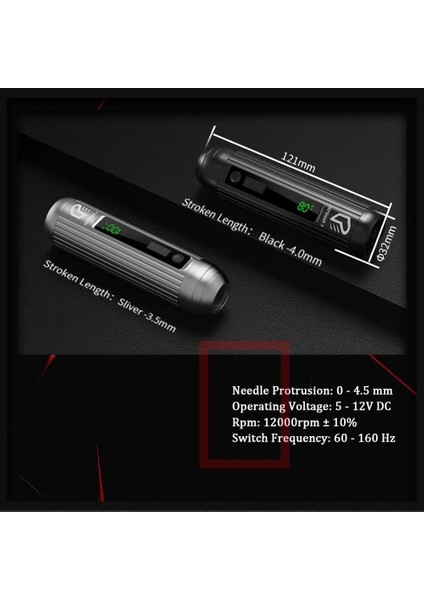 Defender x Black 4.0mm Wireless Pen Machine indirimleri