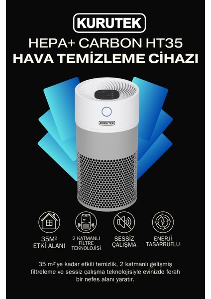 Hepa+ Carbon HT35 Hava Temizleme Cihazı fiyatları