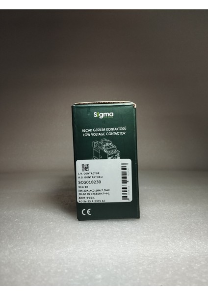 SCG018230 Scg 18 7,5 Kw 18A 230V A.g. Kontaktör indirimleri