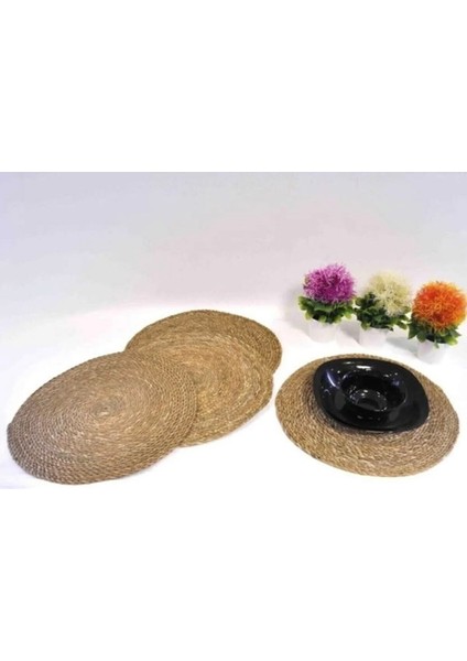 6'lı Ds Hasır Supla Örgü Amerikan Servis Tava Tencere Tabak Altlığı Servis Sofra Sunum Yanmaz fiyatları