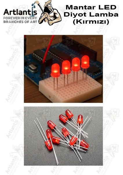 Kırmızı Mantar LED Diyot Lamba 50 Li 1 Paket Kırmızı 4.8 mm Mini Mantar LED Lamba Deney Bilim Proje Arduino Işığı fırsatları